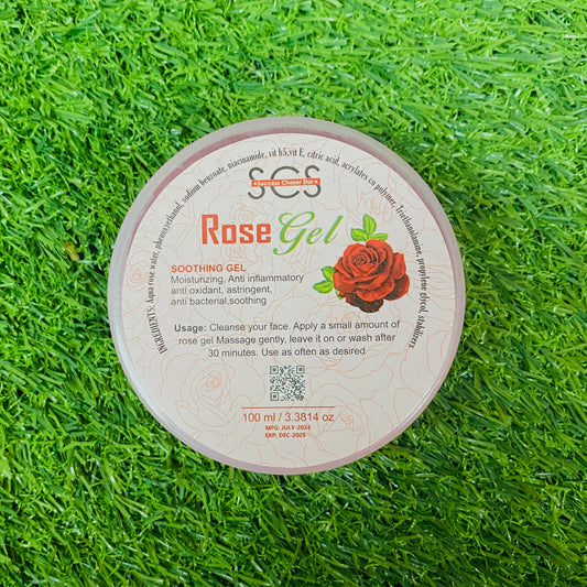 Rose Gel Mask – Deep Hydration & Brightening Gel for All Skin Types