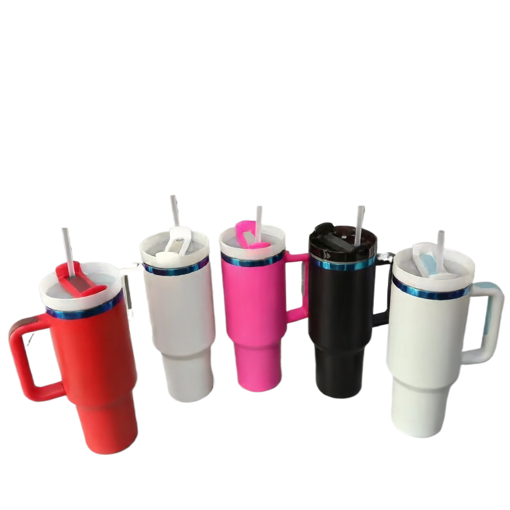 40oz Stainless Steel Insulated Tumbler with Straw