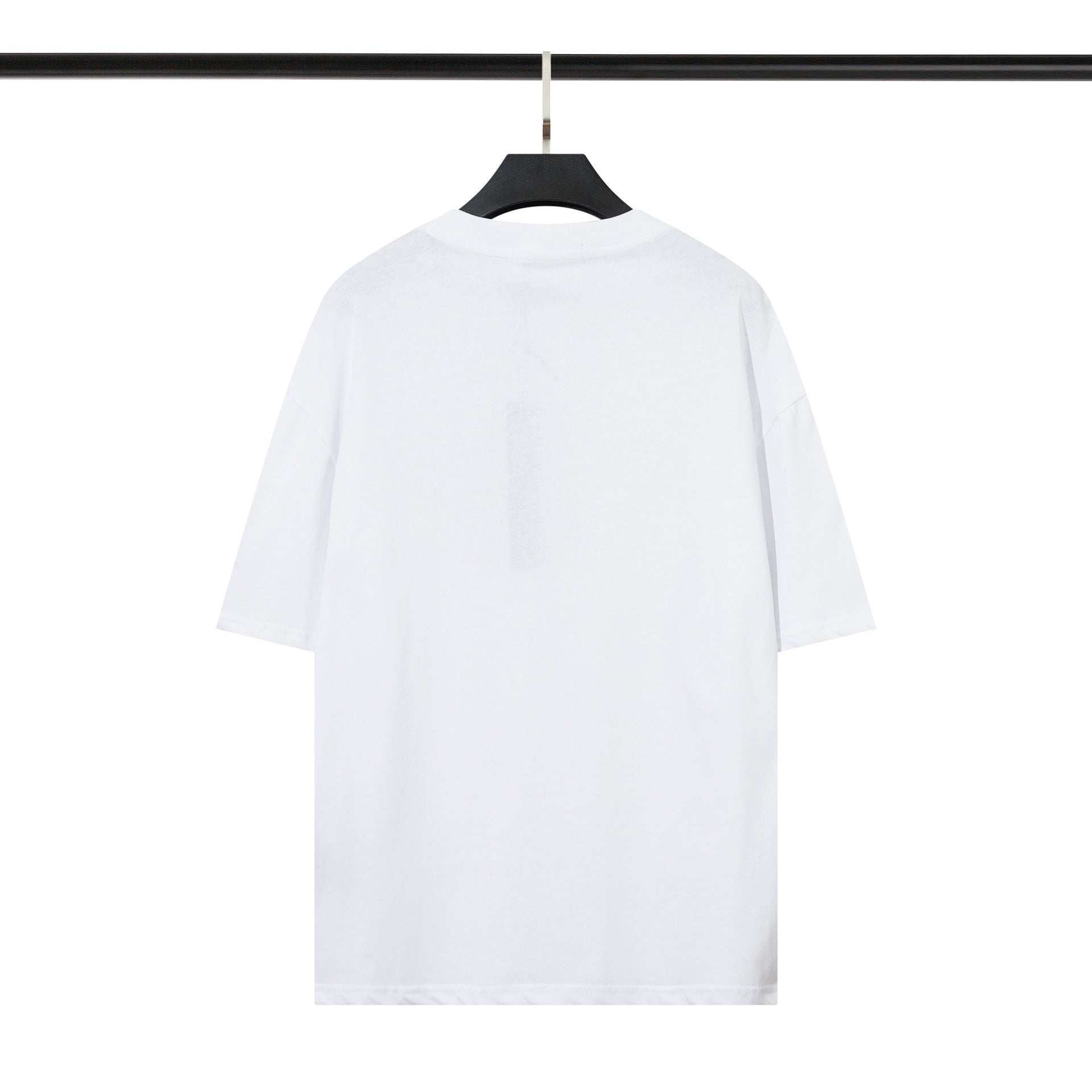 Pure Cotton Short-Sleeved T-Shirt Round Neck Men&#039;s And Women&#039;s  Summer Leisure Island Export