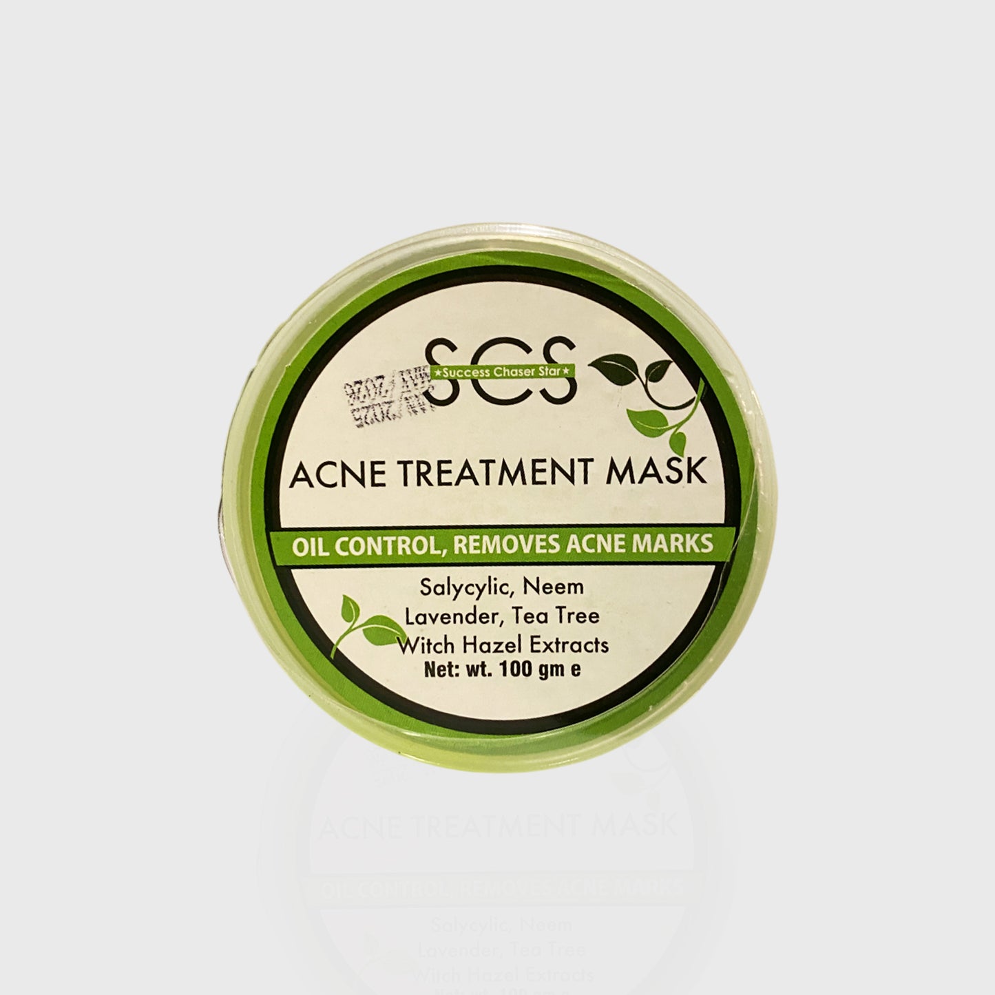 Texture of Acne Treatment Gel Skin Mask