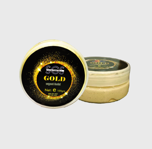 Gold Urgent Facial cream texture and glow results for radiant skin
